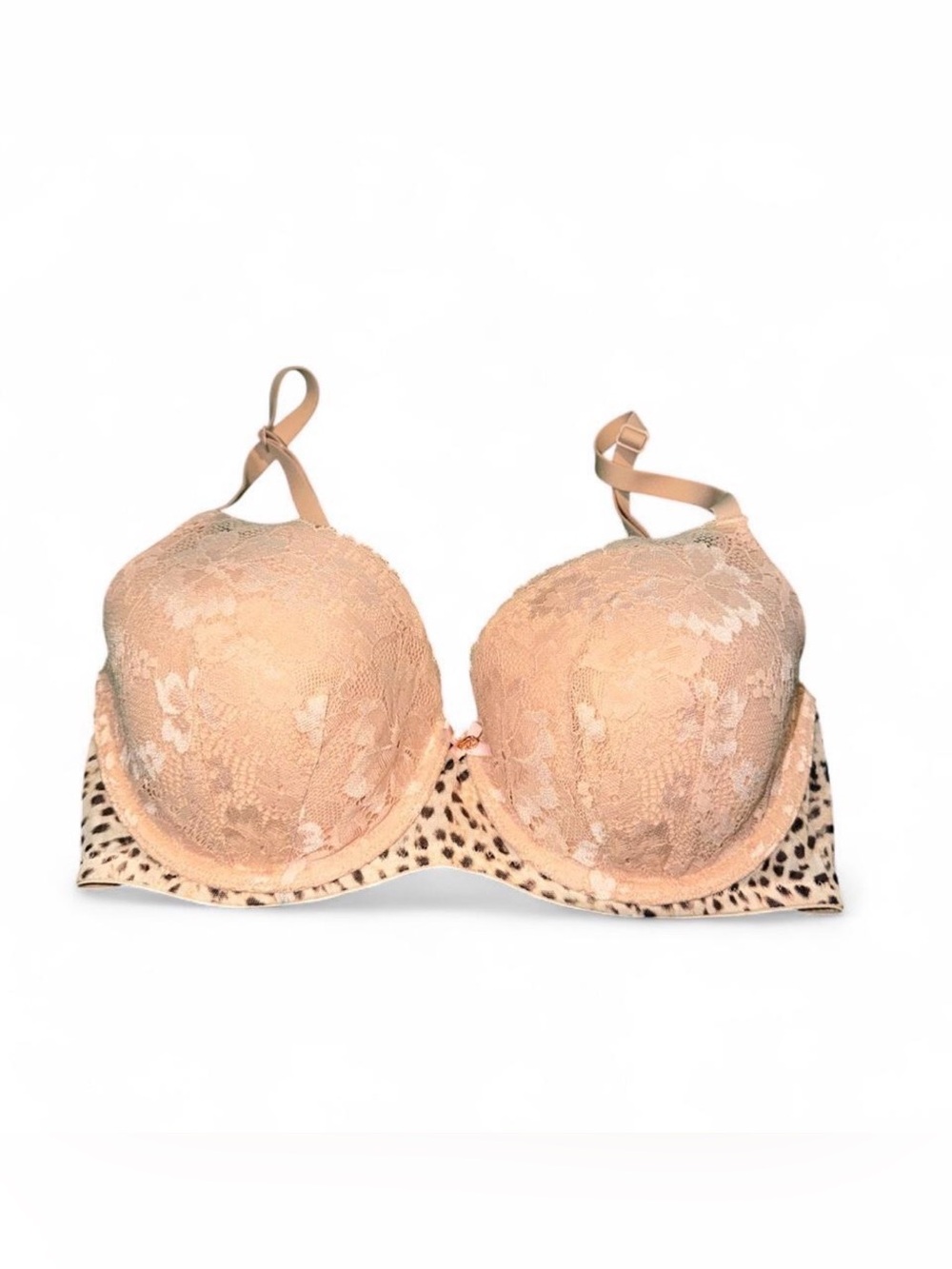 Victoria's Secret leopard print lace bra in 32DD